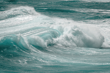 Image showing rough ocean surface background
