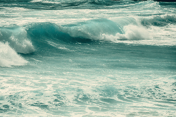 Image showing rough ocean surface background