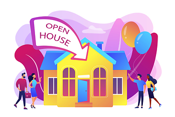 Image showing Open house concept vector illustration.