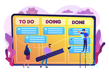 Image showing Task management concept vector illustration.