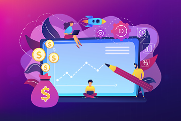 Image showing Investment fund concept vector illustration.