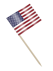 Image showing American flag toothpick