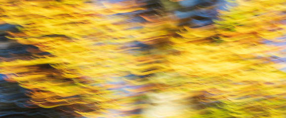 Image showing Yellow blue abstract background