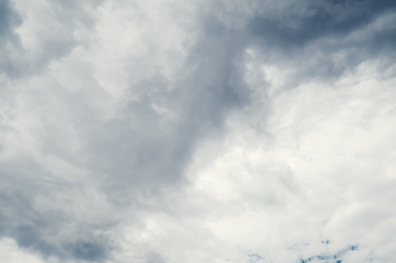 Image showing overcast clouds sky weather background