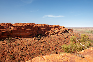 Image showing Kings Canyon in center Australia