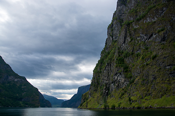 Image showing Naeroyfjord, Sogn og Fjordane, Norway