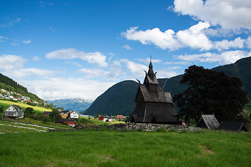 Image showing Hopperstad Stave Church, Sogn og Fjordane, Norway