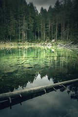 Image showing Impression of the Eibsee of south Germany