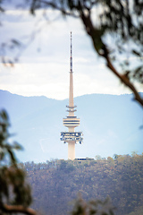 Image showing Canberra radio tower