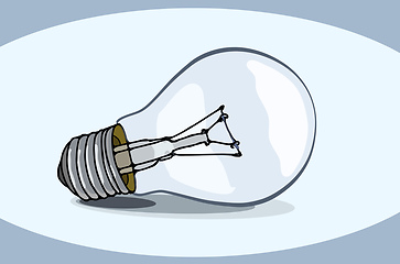 Image showing typical classic light bulb