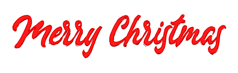 Image showing beautiful Merry Christmas lettering