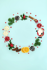 Image showing Christmas Decorative Wreath for the Holiday Season