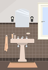 Image showing typical vintage bathroom