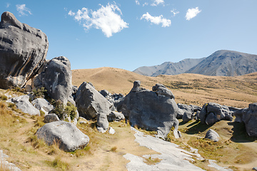 Image showing Castle Hill New Zealand