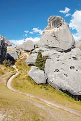 Image showing Castle Hill New Zealand