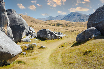 Image showing Castle Hill New Zealand