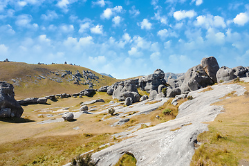 Image showing Castle Hill New Zealand