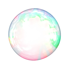 Image showing soap bubble background illustration