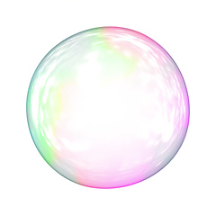 Image showing soap bubble background illustration