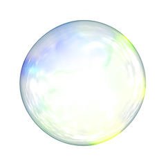 Image showing soap bubble background illustration