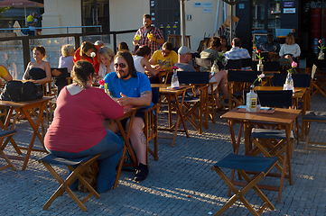 Image showing People restaurant Old Town Porto