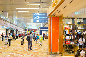 Image showing Changi airport hall. Singapore