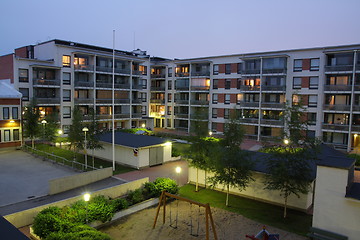 Image showing Apartment buildings