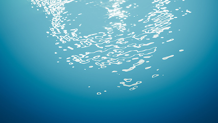 Image showing water surface with lights reflections background