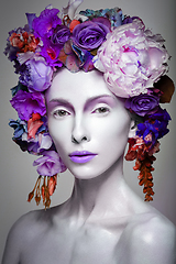 Image showing Beautiful flower queen