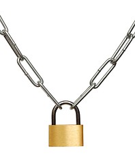 Image showing Chain and Padlock