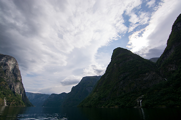 Image showing Naeroyfjord, Sogn og Fjordane, Norway