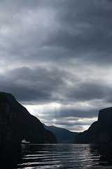 Image showing Naeroyfjord, Sogn og Fjordane, Norway