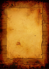 Image showing Aged parchment