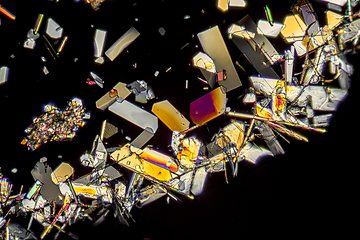 Image showing colorful microcrystals