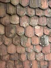 Image showing rundown roof tiles