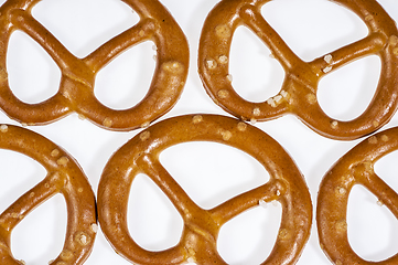 Image showing small lye pretzels