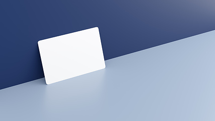 Image showing credit card mock-up background