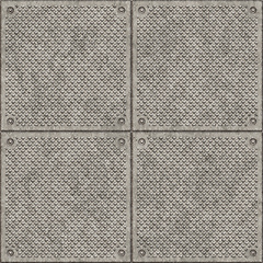 Image showing gray metal plate cyber texture