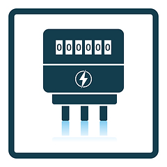 Image showing Electric meter icon