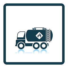 Image showing Fuel tank truck icon