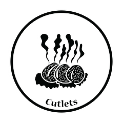 Image showing Smoking cutlet icon