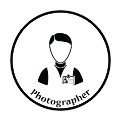 Image showing Icon of photographer