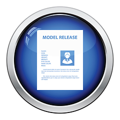 Image showing Icon of model release document