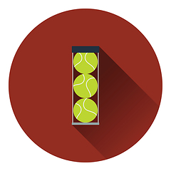 Image showing Tennis ball container icon