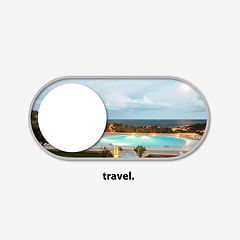 Image showing Trip switch for your trip dreams - turn the travel on