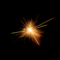Image showing sparkling bright star