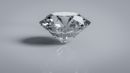 Image showing Brilliant cut diamond wealth symbol object