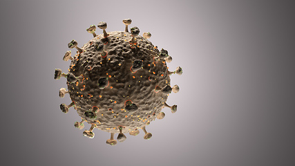 Image showing corona virus symbol