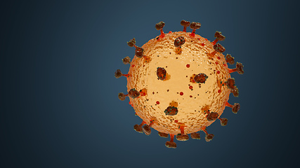 Image showing corona virus symbol