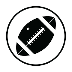 Image showing American football ball icon